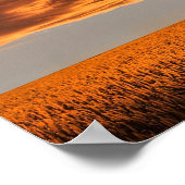 abstract landschap met eenzame natuur poster (Hoek)