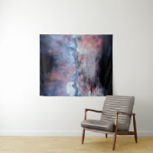 Abstract Landschap met Levendige Tinten v3 Wandkleed (In Situ (horizontaal))