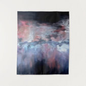 Abstract Landschap met Levendige Tinten v3 Wandkleed (Voorkant)