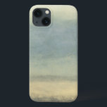 Abstract landschap met overcast Sky iPhone 13 Hoesje<br><div class="desc">Een hint van regen is duidelijk in dit schilderij van een overdreven hemel die zich over een abstract landschap uitstrekt. Zal het opklaren,  of zal de regen in de drup herfsten? Dit stuk zal een paar prachtige gesprekken met bezoekers naar je huis creëer!</div>