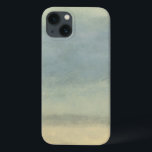 Abstract landschap met overcast Sky iPhone 13 Hoesje<br><div class="desc">Een hint van regen is duidelijk in dit schilderij van een overdreven hemel die zich over een abstract landschap uitstrekt. Zal het opklaren,  of zal de regen in de drup herfsten? Dit stuk zal een paar prachtige gesprekken met bezoekers naar je huis creëer!</div>