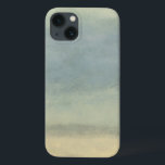 Abstract landschap met overcast Sky iPhone 13 Hoesje<br><div class="desc">Een hint van regen is duidelijk in dit schilderij van een overdreven hemel die zich over een abstract landschap uitstrekt. Zal het opklaren,  of zal de regen in de drup herfsten? Dit stuk zal een paar prachtige gesprekken met bezoekers naar je huis creëer!</div>
