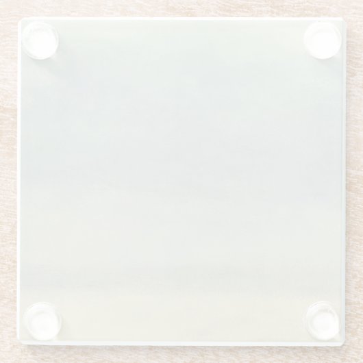 Abstract landschap met overcast Sky Glazen Onderzetter (Achterkant)