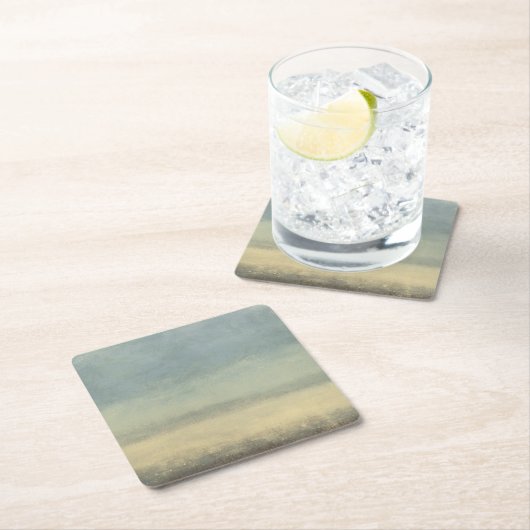 Abstract landschap met overcast Sky Kartonnen Onderzetters (Insitu)