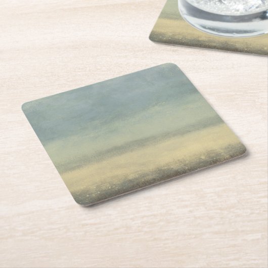 Abstract landschap met overcast Sky Kartonnen Onderzetters (Schuin)