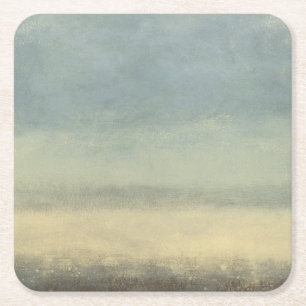 Abstract landschap met overcast Sky Kartonnen Onderzetters