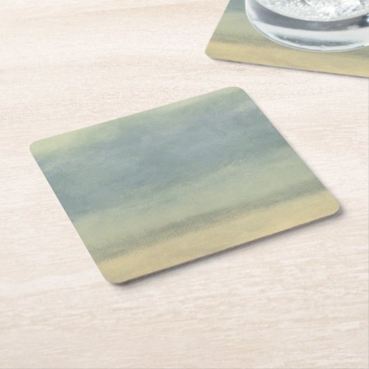 Abstract landschap met overcast Sky Kartonnen Onderzetters (Schuin)