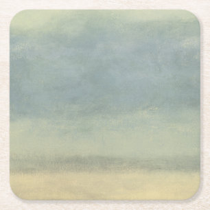 Abstract landschap met overcast Sky Kartonnen Onderzetters
