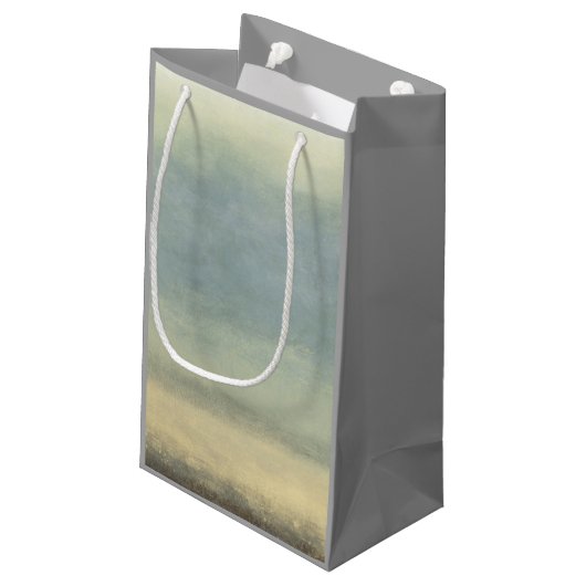 Abstract landschap met overcast Sky Klein Cadeauzakje (Achterkant Gekanteld)