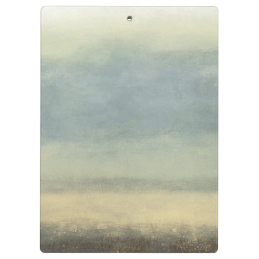 Abstract landschap met overcast Sky Klembord (Achterkant)