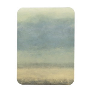 Abstract landschap met overcast Sky Magneet