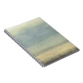 Abstract landschap met overcast Sky Notitieboek (Rechterzijde)