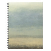 Abstract landschap met overcast Sky Notitieboek (Voorkant)