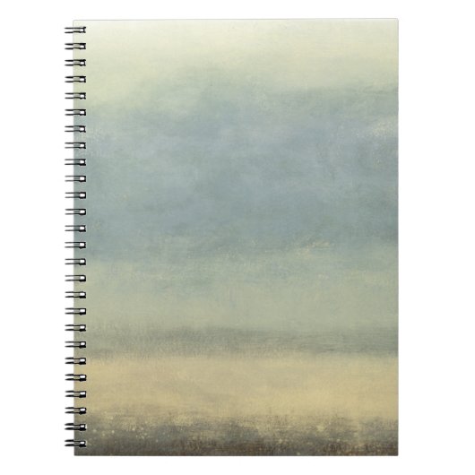 Abstract landschap met overcast Sky Notitieboek (Voorkant)