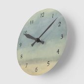 Abstract landschap met overcast Sky Ronde Klok (Hoek)