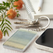 Abstract landschap met overcast Sky Sleutelhanger (Voorkant Rechts)