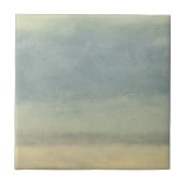 Abstract landschap met overcast Sky Tegeltje (Voorkant)