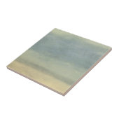 Abstract landschap met overcast Sky Tegeltje (Zijkant)