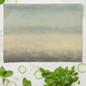 Abstract landschap met overcast Sky Theedoek (Gevouwen)