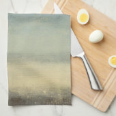 Abstract landschap met overcast Sky Theedoek (Quarter Fold)