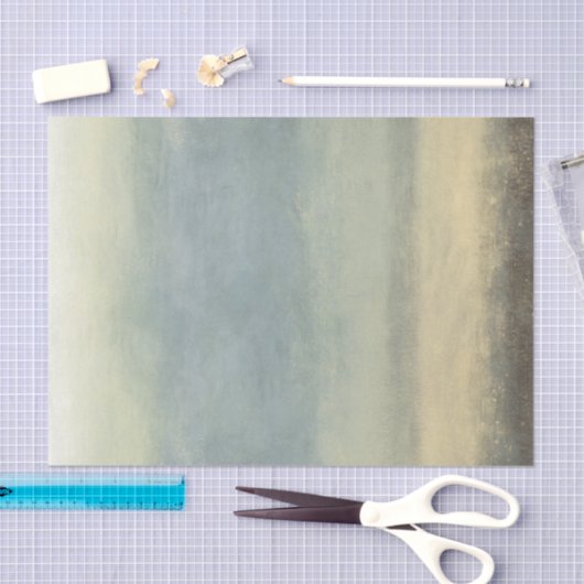 Abstract landschap met overcast Sky Tissuepapier (Craft)