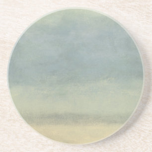 Abstract landschap met overcast Sky Zandsteen Onderzetter