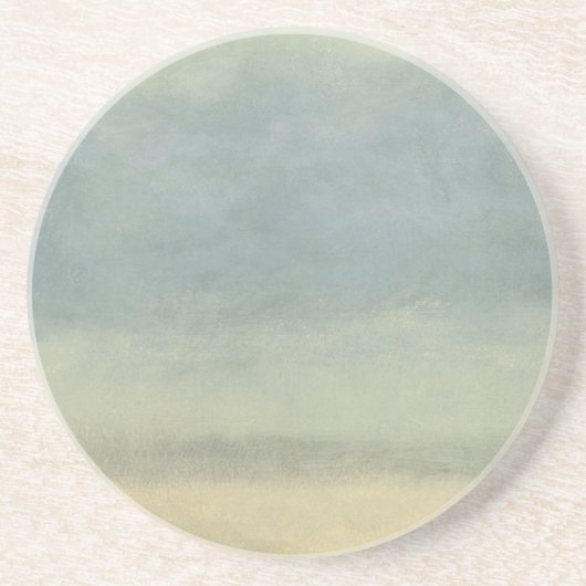 Abstract landschap met overcast Sky Zandsteen Onderzetter (Voorkant)