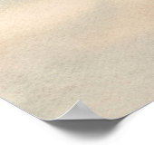 Abstract landschap Neutrale Waterverf Horizontaal Poster (Hoek)