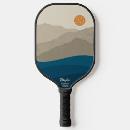 Abstract landschap Pickleball Sun Paddle