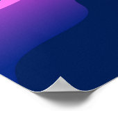 Abstract landschap poster (Hoek)