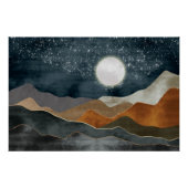 Abstract landschap Poster (Voorkant)