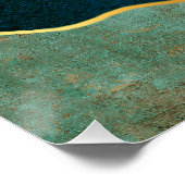 Abstract landschap Poster (Hoek)