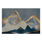 Abstract landschap Poster (Voorkant)
