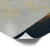 Abstract landschap Poster (Hoek)