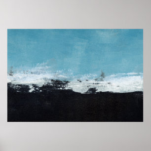 Abstract landschap poster