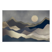 Abstract landschap Poster (Voorkant)