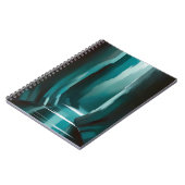 Abstract Landschap Poster Achtergrond Behang Art Notitieboek (Linkerzijde)