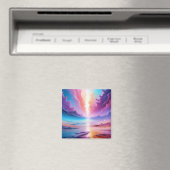 Abstract Landschap Sky Space Achtergrond Wallpaper Magneet (Insitu (Vaatwasser))