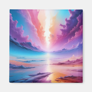 Abstract Landschap Sky Space Achtergrond Wallpaper Magneet