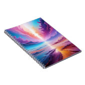 Abstract Landschap Sky Space Achtergrond Wallpaper Notitieboek (Rechterzijde)