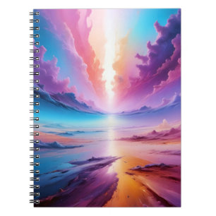 Abstract Landschap Sky Space Achtergrond Wallpaper Notitieboek