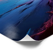 Abstract Landschap Sky Space Achtergrond Wallpaper Perfect Poster (Hoek)