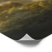 Abstract landschap storm Golden Gate Bridge Poster (Hoek)