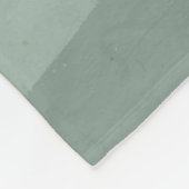 Abstract landschap van de groene Waterverf Fleece Deken (Hoek)