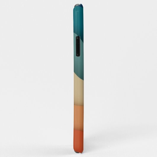 Abstract landschap van Flat Boho, zonnescherm en b Case-Mate iPhone Case (Achterkant/rechts)