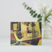 Abstract landschap van Potosi-Bolivia 30x22,6 Briefkaart (Staand voorkant)