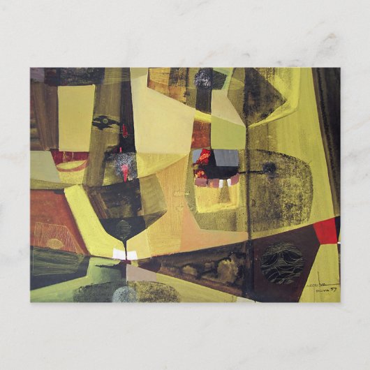 Abstract landschap van Potosi-Bolivia 30x22,6 Briefkaart (Voorkant)