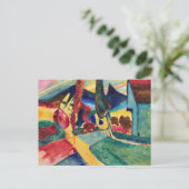 Abstract landschap Wassily Kandinsky Briefkaart (Staand voorkant)