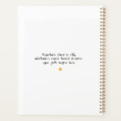 Abstract Landschap & Wilde Bloemen, een Boho Geïns Planner (Achterkant)