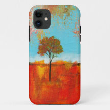Abstract landschapsboom Kunstschilderij Verzukking